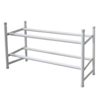 Box&beyond - Scarpiera Estensibile Bianca, Massimo 12 Paia H.35 X L.62 Cm