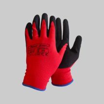 Guanto Poliestere/nitrile Sabbiato Ideal Star Tg. 10 Conf. Da 12 Pa