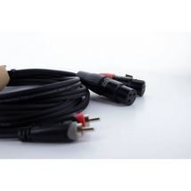 Cordial - Xlr Cavo Di Collegamento Eu 1,5 Fc [2x Presa Xlr 3 Poli - 2x Spina Rca] 1.50 M Nero