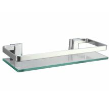 Tablette Étagère De Salle De Bain En Verre Trempé Murales 58.5x12x5.5cm