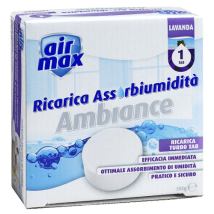 Airmax Ricarica Assorbiumidita' Da 500 Gr Tab Pasticche Fragranza Lavanda