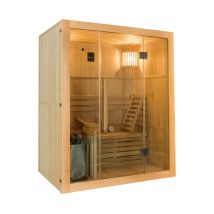 Sauna A Vapore 3 Posti Sense Con Stufa Elettrica