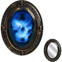 Halloween Decoration, Halloween Magic Mirror With Sound Sensing, Motion Activated Spooky Mirror For Halloween Display