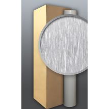 Edem - 80373br60-4 Carta Da Parati Tnt Bianco Verniciabile In Rilievo A Strisce 1 Scatola 4 Rotoli 106 Mq