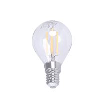 Bombilla E14 (fino) Esférica Classic Led 4w 2700k 470lm Transparente-a++