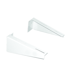 Supports lavabo fixe Goman – Acier galvanisé blanc – Dimensions L 5 x P 35,5 x H 14,5 cm – Fixation murale – Lavabos handicapés