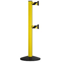 Poste de aluminio con cinta – Extracción 2300 mm – 2 unidades – Resistente a la intemperie y corrosión