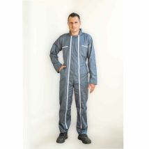 74536-coverguard] Combinaison De Travail 2 Zips Coverguard Factory Taille Xxxl 60/62 Grise