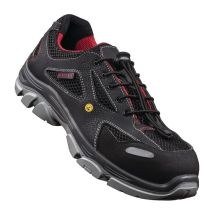 Scarpa Antinfortunistica Thilo Low Taglia 46 Nero/rosso S1 Esd En20345 Tessuto/rete Stabilus