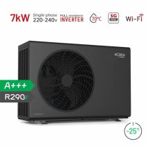 Alsavo - Pompe À Chaleur Air-eau Monobloc R290 7 Kw - Inverboost Multifonctionnel/eau Chaude