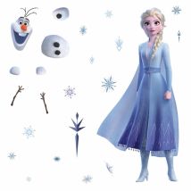 Roommates - Stickers Géant Elsa & Olaf La Reine Des Neiges 2 Disney