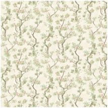 Holden Folia Cream Pink Vinyl Tree Blossom Wallpaper Modern Paste The Wall