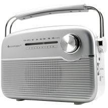 Tr480si Akku-radio Ukw Ukw Solarpanel Silber - Soundmaster