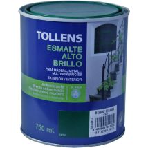 Tollens Esmalte Alto Brillo Al Agua Verde Hierba 750 Ml