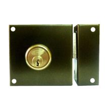 Cerradura ILARGI 124 – Cilindro redondo 80 mm – Seguridad y durabilidad para puertas