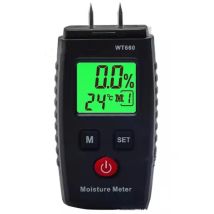 Moisture Tester, Pen-type Moisture Detector With 3 Modes, Lcd Display With Green Backlight, Mold Detector For Wood And Building Materials. Moisture 
