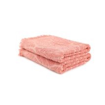 Serviette De Bain, Serviette De Douche, Serviette De Sauna Set 100% Coton Salmon