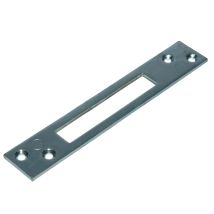 Contropiastra per serrature Sicur 14x75 mm – Acciaio zincato – Spessore 3 mm