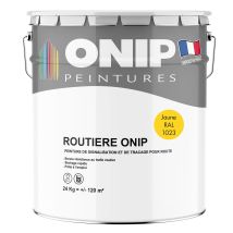 Peinture Routiere De Signalisation Et Traçage 24kg Jaune - Onip