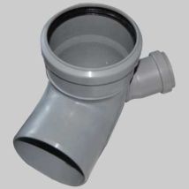 Curva Htb Angolo 87,5° Con Attacco Laterale - 110/40 Dx
