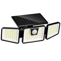 Foco Solar 3 Cabezales Con Detector 800lm Falcon