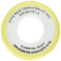 Sanicomfort - Ulith-nastro Per Guarnizioni In Ptfe, 0,08 Mm Circa 12 M, 1895630