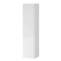 Cersanit - Moduo - Armadietto Alto, 160x40x34 Cm, 1 Anta, Cerniere A Sx/dx, Specchio Interno, Bianco S590-020-dsm