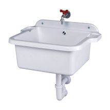 Pilozzo Lavatoio Da Parete Cm 60 X 45 X H.28