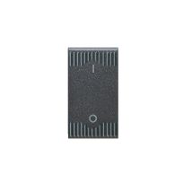 Interrupteur Bipolaire Noir S45 Couleur Noir 2p 16ax Finition Mat 1m Ave 45310