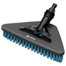 Gardena Cleansystem Handle Brush Hard Flex Corner Angled Large Patio Cleaning