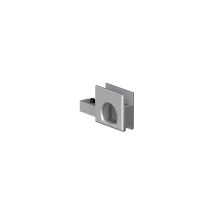Supra - Adapter Dreh-druckzylinderschloss Secura Links/rechts, Glasstärke Bis 8 Mm