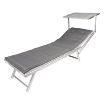 Cojín Gris Para Tumbona 190x55x5