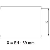 Kermi Therm-x2 Plan Kompaktheizkörper Typ 33 505x1105mm Pk0330511