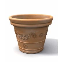 Vaso tondo per esterno cm 100 – Polietilene atossico – Tondo festonato – KLORIS