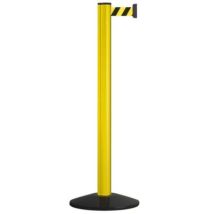 Via Guide - Gurtpfosten Einfach D70xh1000mm Pfosten Gelb Gurt Gelb/schwarz
