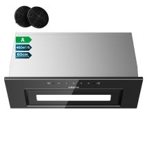 Ciarra Cappa Gruppo Incasso 60cm 460m³/h 3 Velocità Comando Touch O A Gesto Cd6931bk