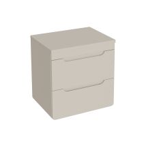 Mobile Sotto Lavabo Sospeso Con Ripiano 60 Cm Beige - Aruba