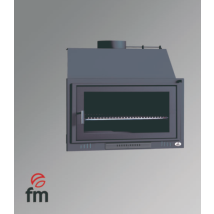 FM Calefacción – Barbacoa de carbón BH-100 P – Acero de alta calidad – Parrilla de acero inoxidable – 1025 x 1025 x 765 mm