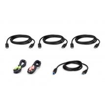 Aten - Kit De Cable Para Kvm Seguro Displayport Triple Display Usb De 1,8 M