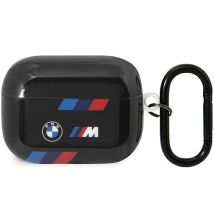 Bmw Tricolor Stripes Schwarze Airpods Pro 2 Hülle