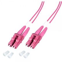 Techly Professional - Cavo Fibra Ottica Lc/lc 50/125 Multimodale 3m Diametro 1.2mm Om4