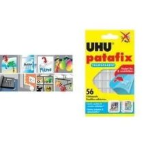 Klebepads Uhu Patafix 15 Mm X 12 Mm Trasparente 56 Pezzi