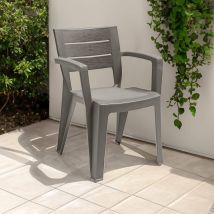 Gartenstuhl Oberon, Gartensitz, Outdoor-stuhl, Outdoor-sessel, Made In Italy, 60x58 H79 Cm, Taube - Dmora