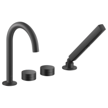 Grifo Mezclador Mecánico Para Bañera Jacob Delafon Grands Boulevards Sobre Encimera + Rociador De Ducha De 2 Chorros + Cuerpo Empotrado