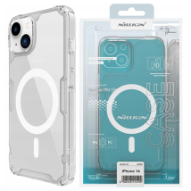 Nillkin Nature Pro Magnetische Hülle Für Iphone 14 Plus, Magsafe-kompatibel, Transparent