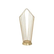 Soporte Para Paraguas Mauro-ferretti Glam Stick Metal Dorado 25.5x18.5x60 Cm