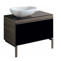 Mobile Lavabo Pozzi Ginori Citterio 51x55x89 Cm Fumè Sx