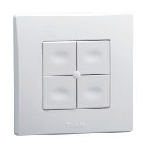 Mando A Distancia De Pared De 4 Botones Para La Gama De Radios "power", Yokis, Ref. Tlm4t45p