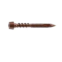 Vite Per Legno Per Terrazze Heco Zincate Marrone D. 5 X 40 Mm.