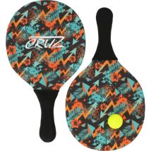 Ensemble De Raquettes - Cruz - Néoprène - 2 Raquettes + Balle - Pour Piscine Et Plage